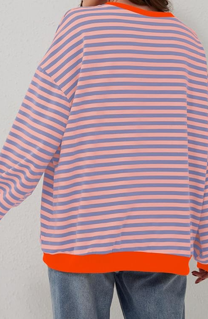 APRIL - STRIPED OVERSIZED SWEATER