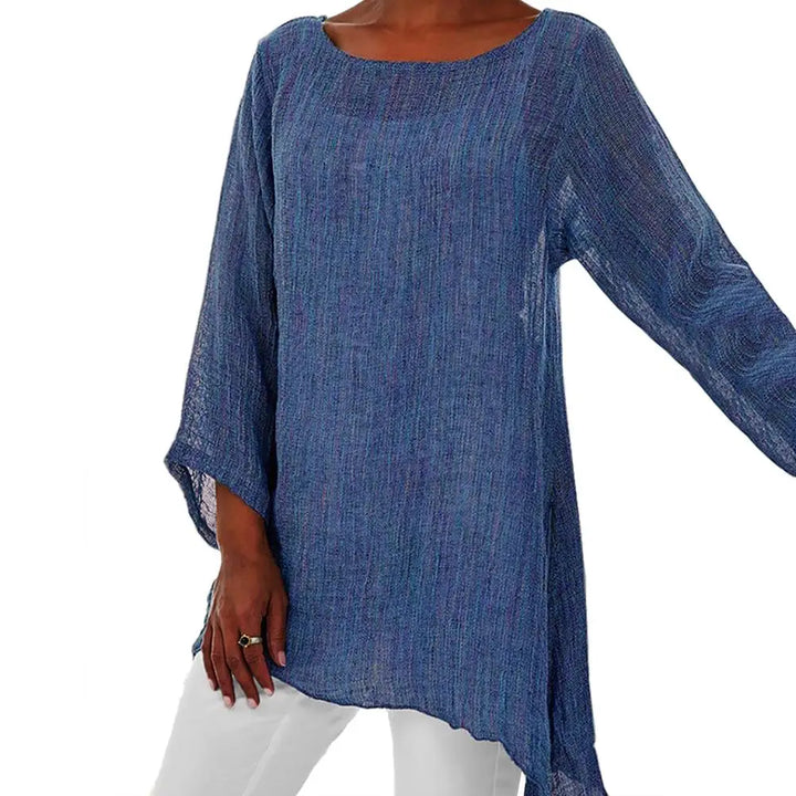 Luna | Irregular Cotton Linen Tunic