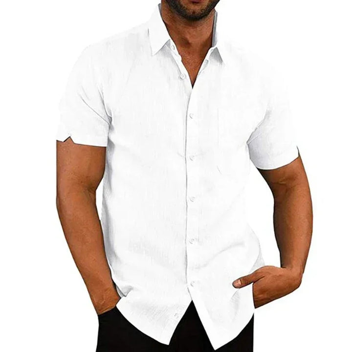 Ethan | Summer Cotton Linen Shirt