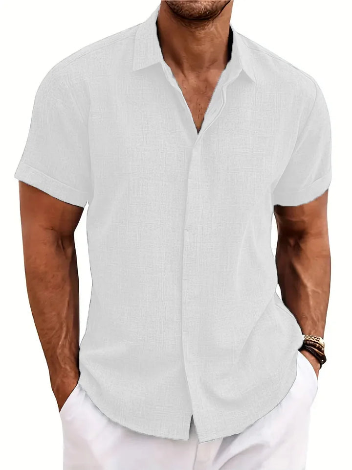 Liam | Trendy Cotton Linen Beach Shirt