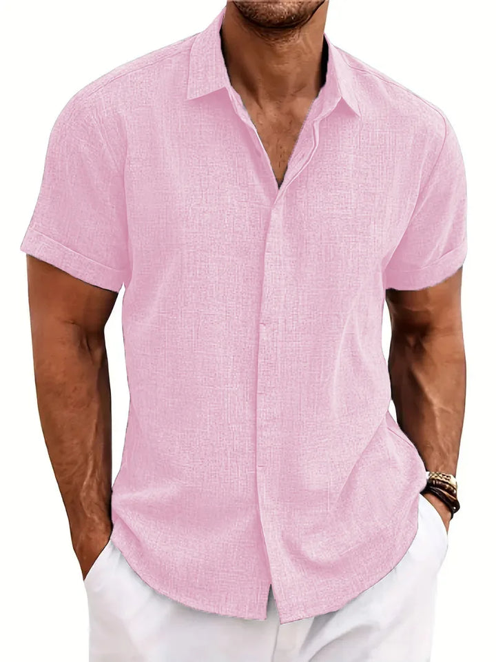 Liam | Trendy Cotton Linen Beach Shirt