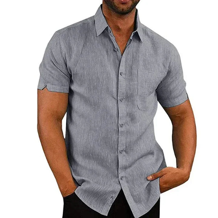 Ethan | Summer Cotton Linen Shirt