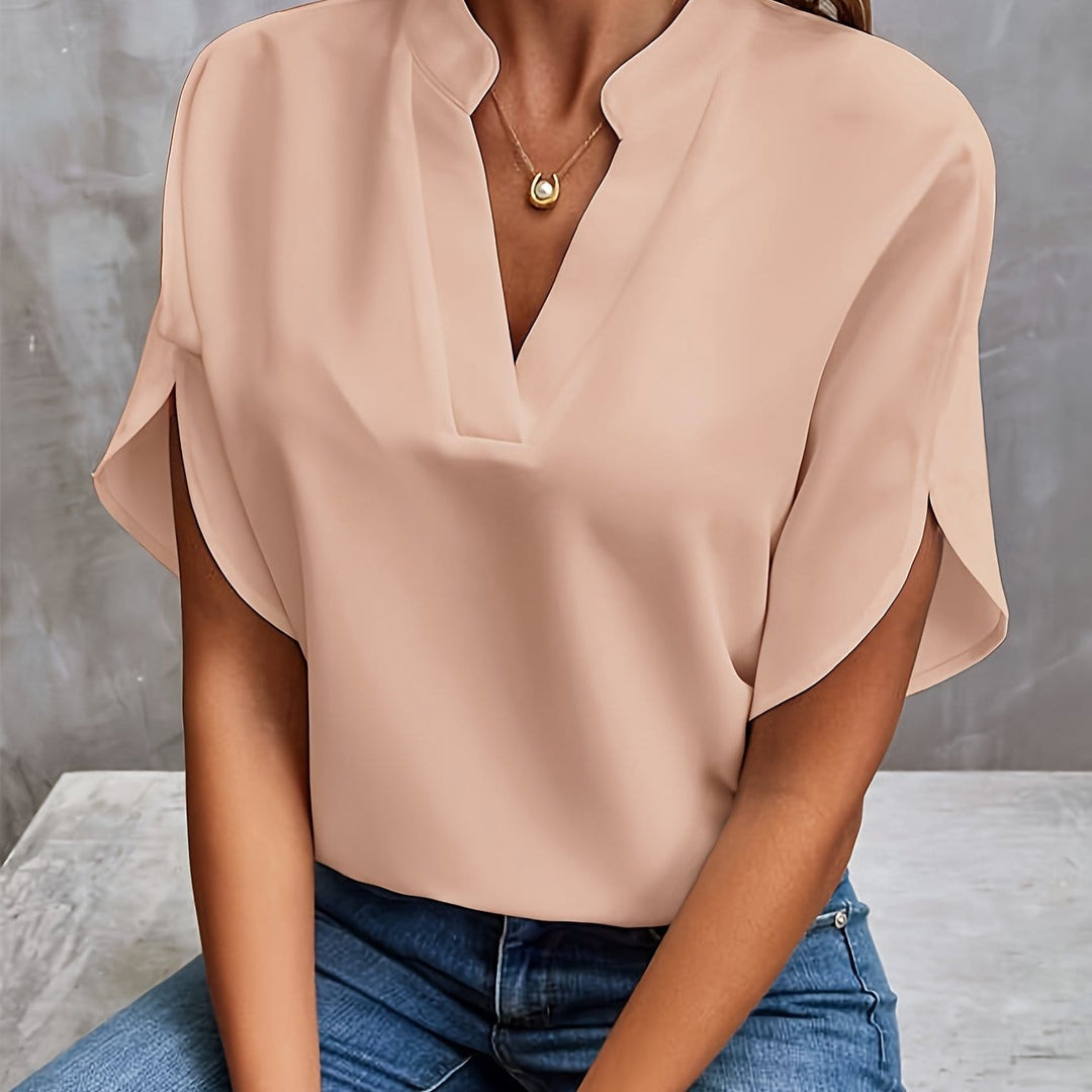 Romie™ - Elegant V-neck blouse